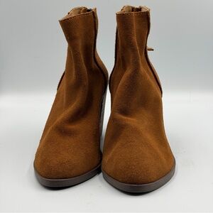 Nordstrom Brown Suede Ankle Booties